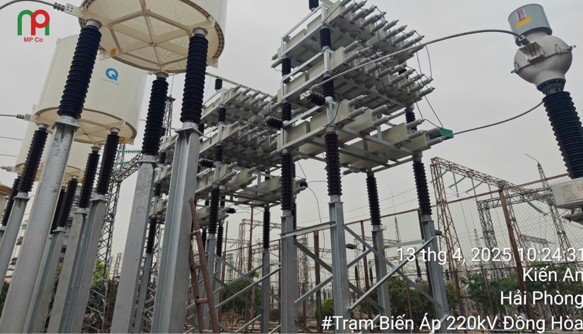 Đóng Điện Giàn Tụ Bù 110KV, 50MVAR Tại Trạm Biến Áp 220KV Đồng Hòa | Mỹ Phương 03