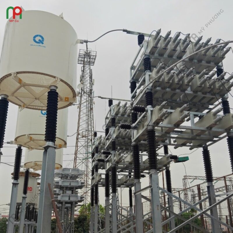 Đóng Điện Giàn Tụ Bù 110KV, 50MVAR Tại Trạm Biến Áp 220KV Đồng Hòa | Mỹ Phương