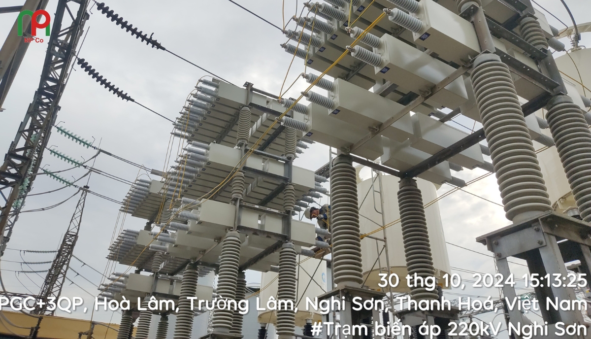 Đóng Điện Giàn Tụ Bù 110KV, 50MVAR Tại Trạm Biến Áp 220KV Nghi Sơn | Mỹ Phương 05