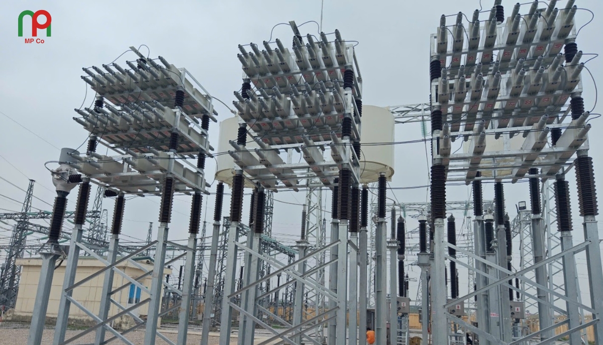 Đóng Điện Giàn Tụ Bù 110KV, 50MVAR Tại Trạm Biến Áp 500KV Hiệp Hòa | Mỹ Phương