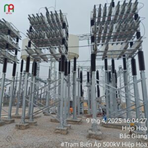 Đóng Điện Giàn Tụ Bù 110KV, 50MVAR Tại Trạm Biến Áp 500KV Hiệp Hòa | Mỹ Phương 01
