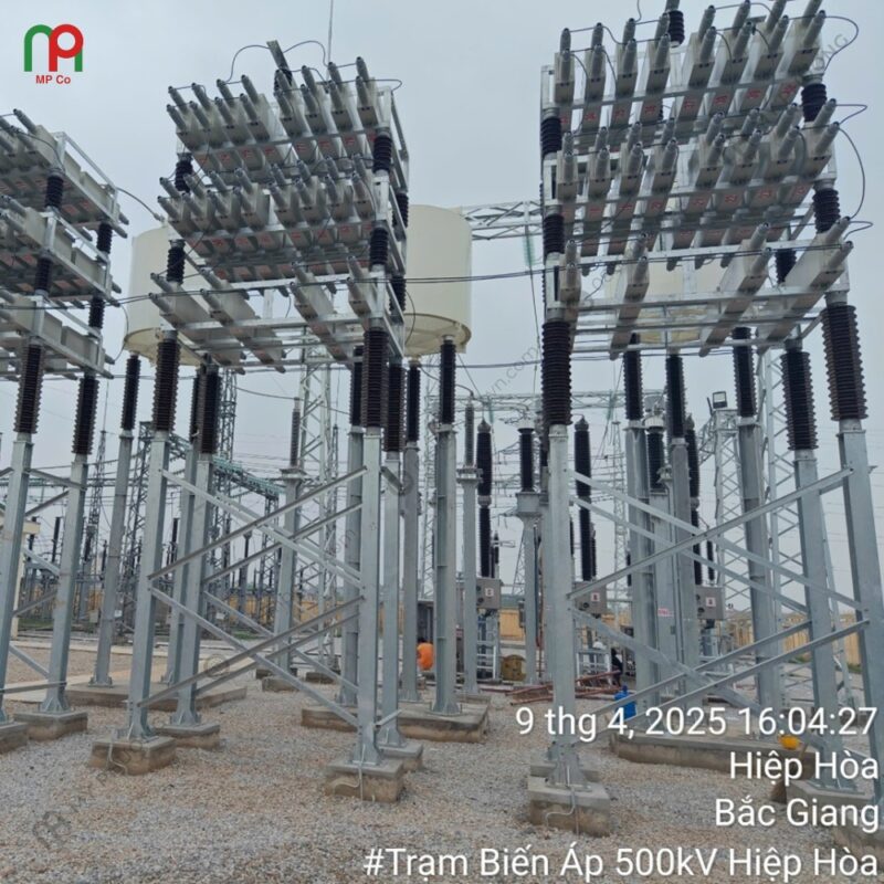 Đóng Điện Giàn Tụ Bù 110KV, 50MVAR Tại Trạm Biến Áp 500KV Hiệp Hòa | Mỹ Phương 01