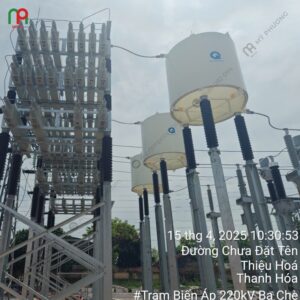 Dự Án Đóng Điện Giàn Tụ Bù 110KV, 50MVAR Tại Trạm Biến Áp 220KV Ba Chè | Mỹ Phương
