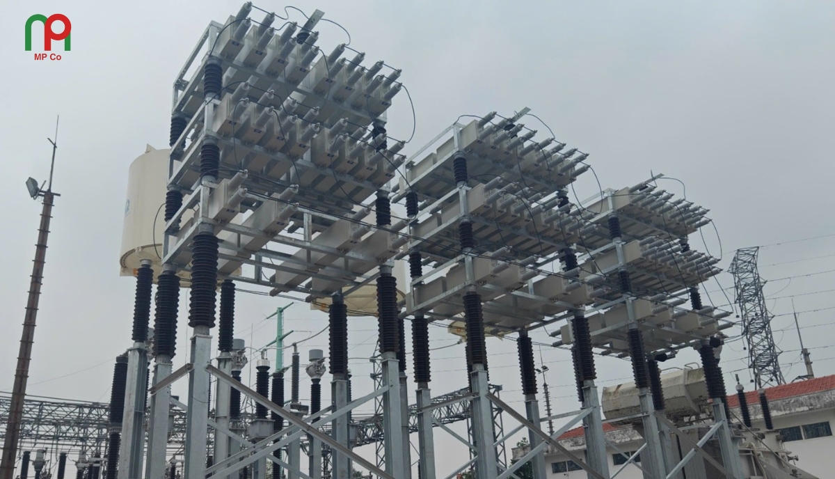 Dự Án Đóng Điện Giàn Tụ Bù 110KV, 50MVAR Tại Trạm Biến Áp 220KV Sóc Sơn | Mỹ Phương 02