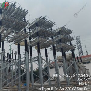 Dự Án Đóng Điện Giàn Tụ Bù 110KV, 50MVAR Tại Trạm Biến Áp 220KV Sóc Sơn | Mỹ Phương