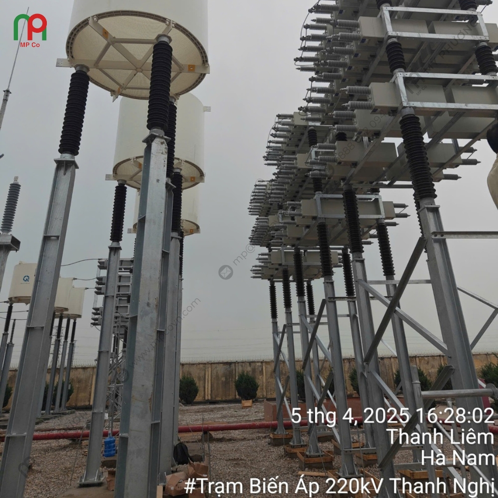 Dự Án Đóng Điện Giàn Tụ Bù 110KV, 50MVAR Tại Trạm Biến Áp 220KV Thanh Nghị | Mỹ Phương 01