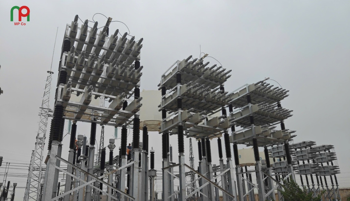 Dự Án Đóng Điện Giàn Tụ Bù 110KV, 50MVAR Tại Trạm Biến Áp 220KV Thanh Nghị | Mỹ Phương 04