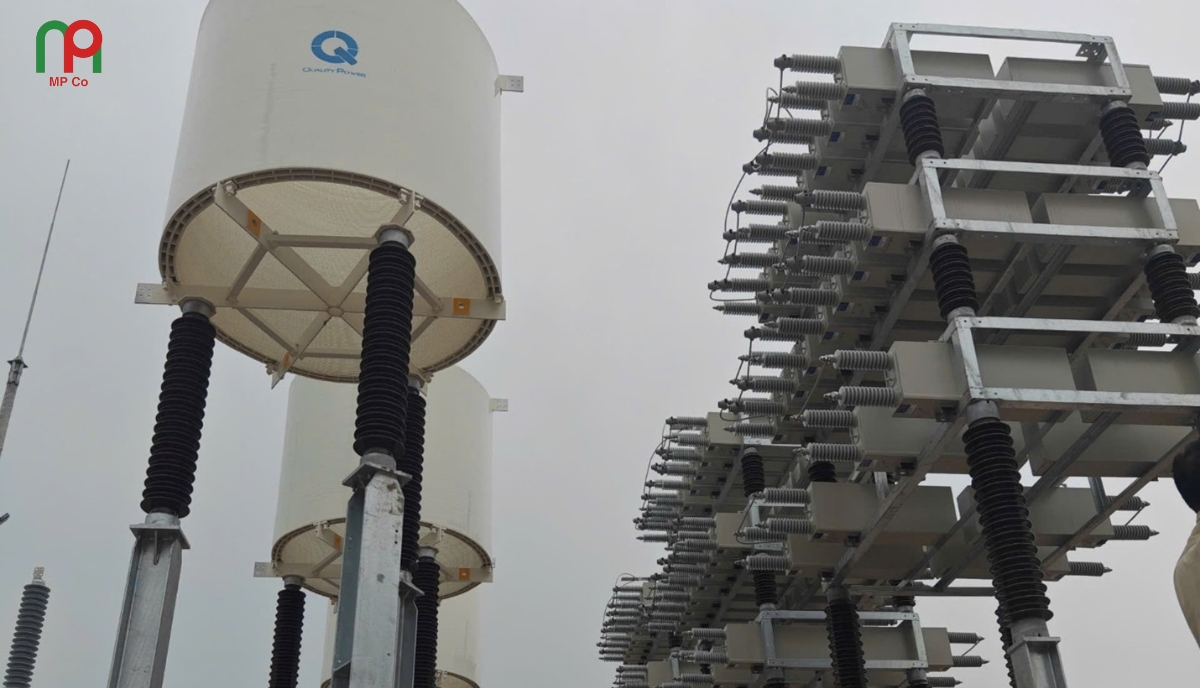 Dự Án Đóng Điện Giàn Tụ Bù 110KV, 50MVAR Tại Trạm Biến Áp 220KV Thanh Nghị | Mỹ Phương 05