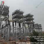 Dự Án Đóng Điện Giàn Tụ Bù 110KV, 50MVAR Tại Trạm Biến Áp 220KV Thanh Nghị | Mỹ Phương