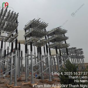 Dự Án Đóng Điện Giàn Tụ Bù 110KV, 50MVAR Tại Trạm Biến Áp 220KV Thanh Nghị | Mỹ Phương