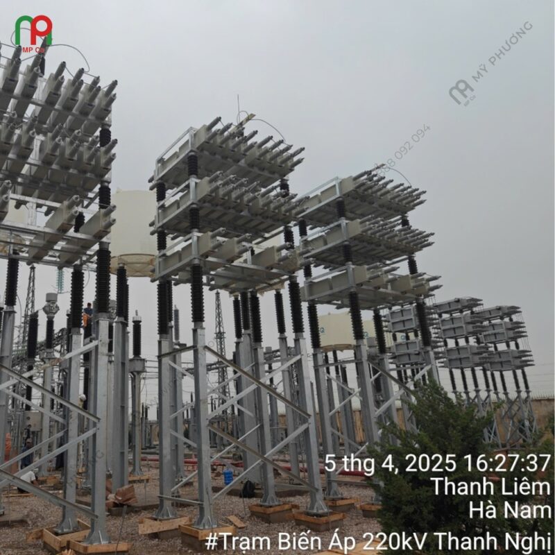 Dự Án Đóng Điện Giàn Tụ Bù 110KV, 50MVAR Tại Trạm Biến Áp 220KV Thanh Nghị | Mỹ Phương