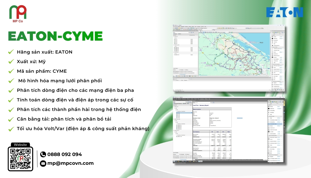 CYME cung cấp một loạt các công cụ mô phỏng mạnh mẽ, cho phép người dùng thực hiện các phân tích chi tiết về lưới điện. Với khả năng mô hình hóa các mạng lưới phân phối, công nghiệp và truyền tải ở bất kỳ quy mô nào, CYME giúp các kỹ sư đánh giá hiệu suất và xác định các cải tiến cần thiết.