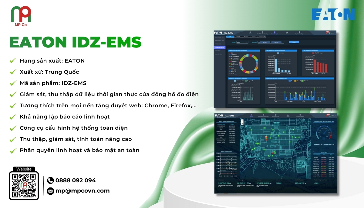 IDZ-EMS là giải pháp giám sát, và thu thập dữ liệu thời gian thực hàng đầu của đồng hồ đo điện, giúp các công ty điện lực, khu công nghiệp nâng cao hiệu quả vận hành, quản lí hệ thống điện.