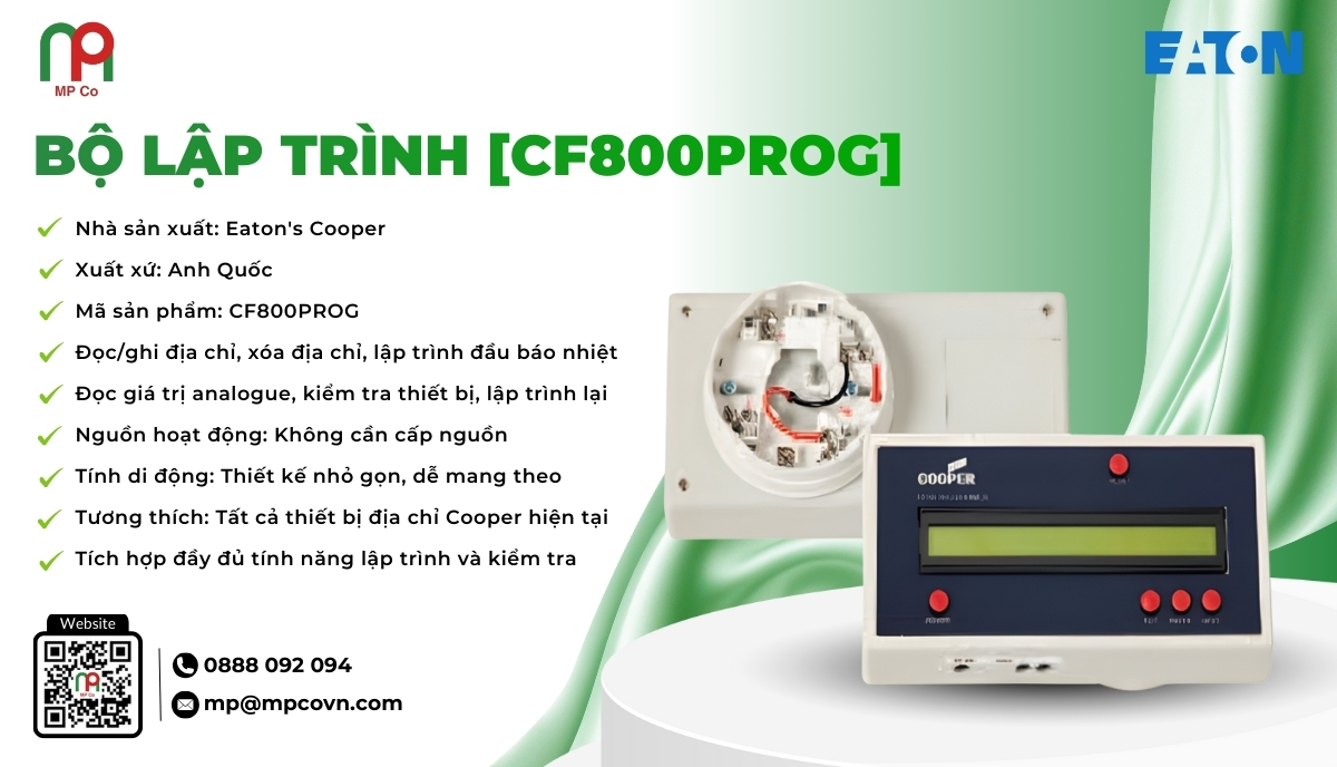 Một trong những ưu điểm nổi bật nhất của bộ lập trình CF800PROG là khả năng hoạt động không cần nguồn điện bên ngoài, giúp kỹ thuật viên thao tác nhanh chóng ngay tại hiện trường mà không cần chuẩn bị nhiều thiết bị hỗ trợ.