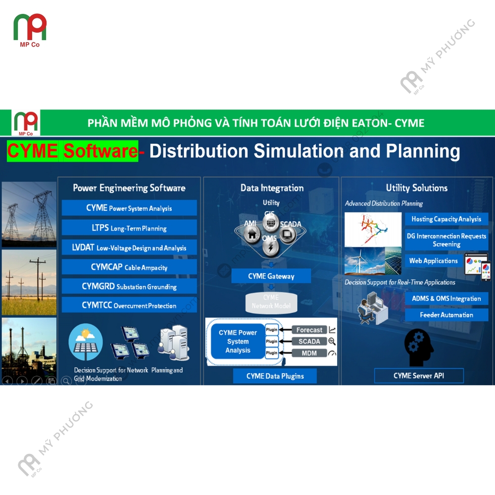 Tính Toán, Mô Phỏng Lưới Điện | Mỹ Phương